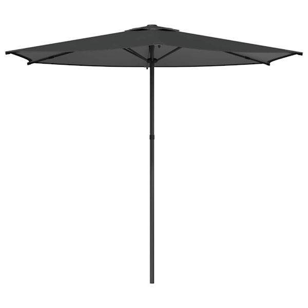 Trädgårdsparasol 270 x 270 cm Polyester Rektangulär Antracit