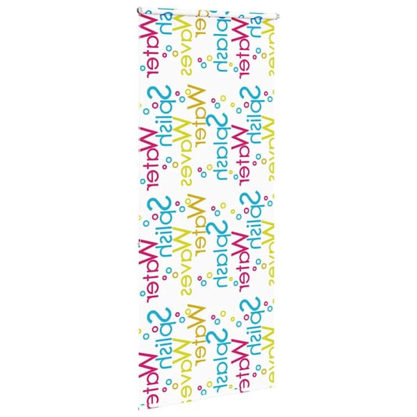 Rullgardin för dusch 100x240 cm tyg bredd 96 cm