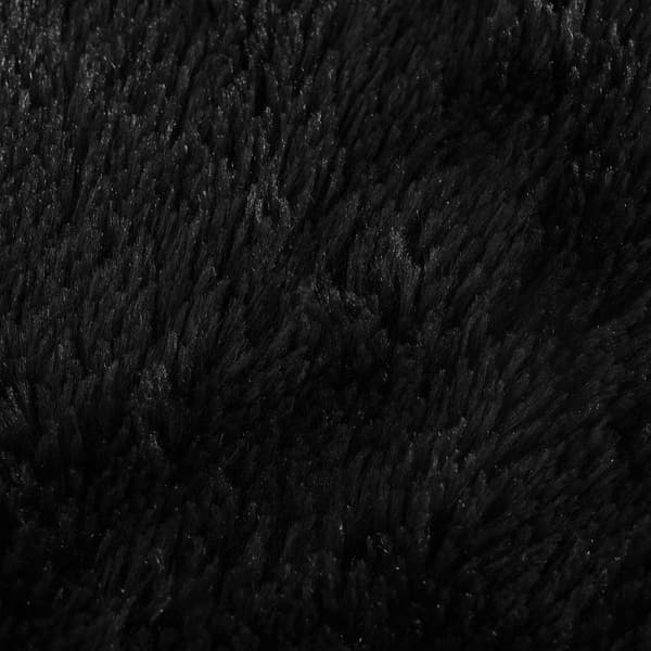 Kudde med kudde HEERLEN 2 st Svart PV Fleece
