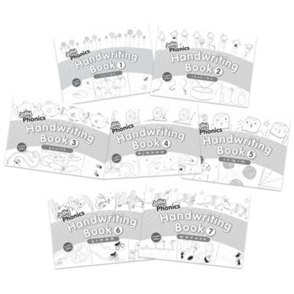 Jolly Phonics Handwriting Books Complete Set (1-7) (häftad, eng)