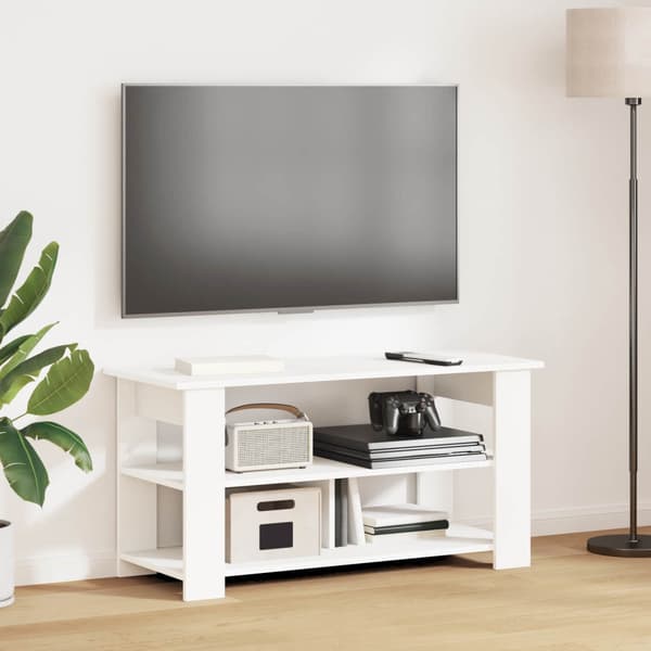 TV-ställ Vit 100 x 40 x 50 cm