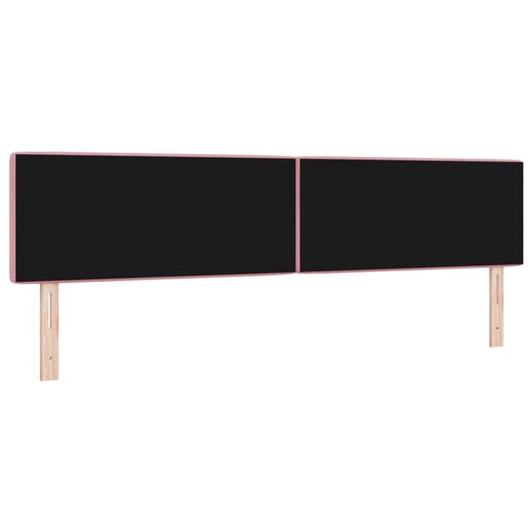 Huvudgavel Rosa 200 cm Sammet