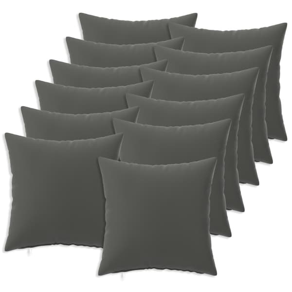 Kudde med kudde HEERLEN 12 st Antracit Polyester