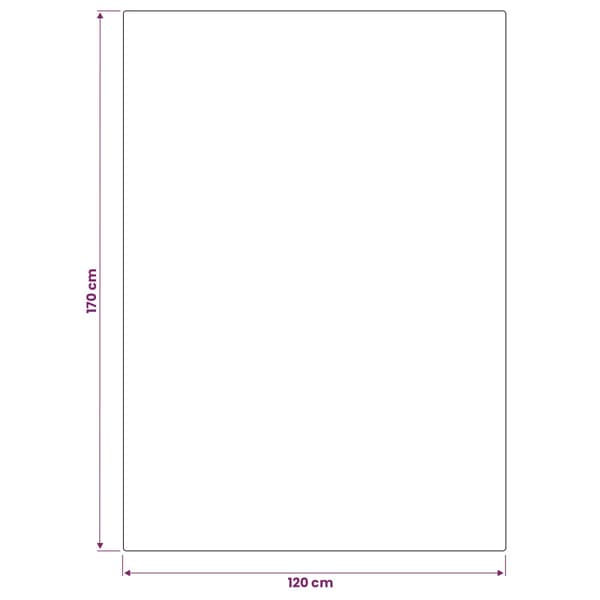 Matta IZA Beige 120 x 170 cm 100% Polyester Kort lugg