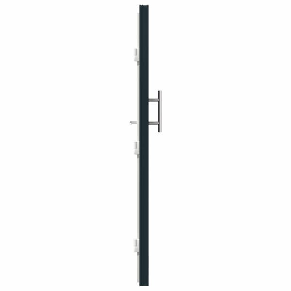 Framdörr Antracit 108 x 208 cm PVC