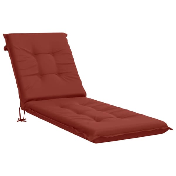 Solstol Kudde GEMERT 100% Polyester Röd 190 x 60 x 9 cm