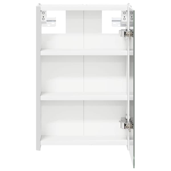 Badrumsspegelskåp Vit 33 x 11,5 x 50 cm Konstruerat trä