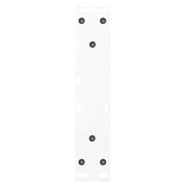 Soffbordsben 2 st vita 30x(30-31,3) cm stål