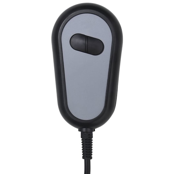 Elektrisk massagefåtölj ljusgrå tyg