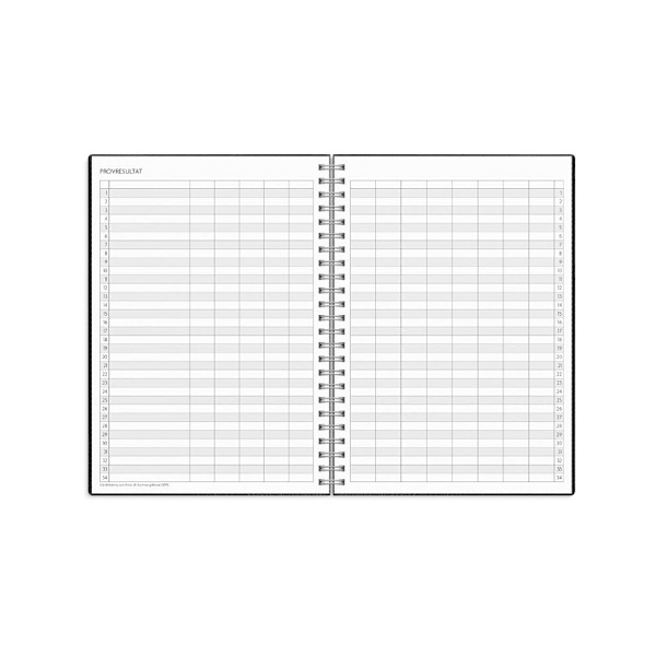 Kalender Study Twist A5 svart 26/27
