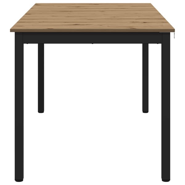 Matbord 140 x 80 x 75 cm METALL Rektangulär