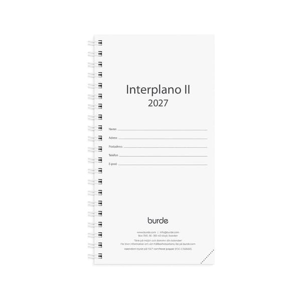 Kalender Interplano II refill 2027