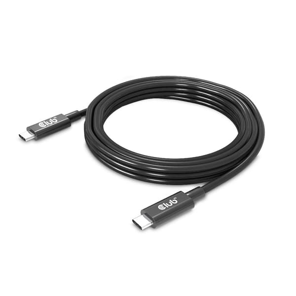 Club 3D - USB typ C-kabel - 24 pin USB-C till 24 pin USB-C - 3 m