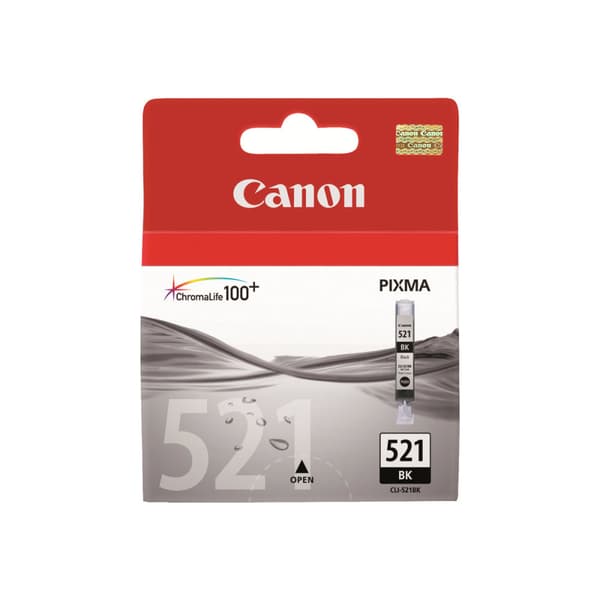 Canon CLI-521BK - svart - original - bläcktank