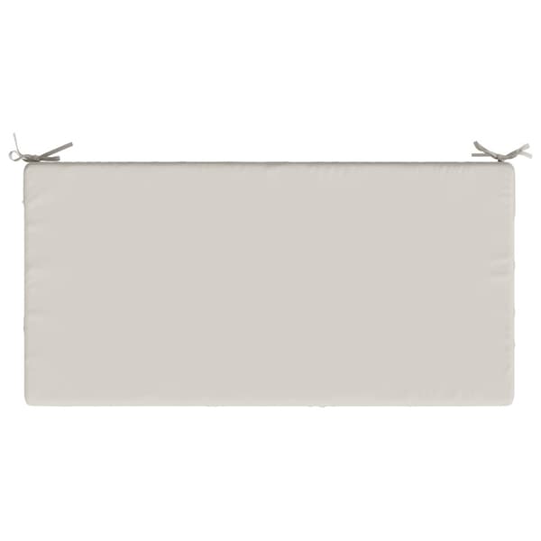 Sittkudde SOEST 100% Polyester Vit 120 x 60 x 15 cm