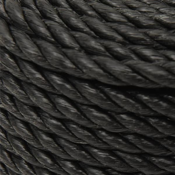Rep svart 14 mm 25 m polypropen