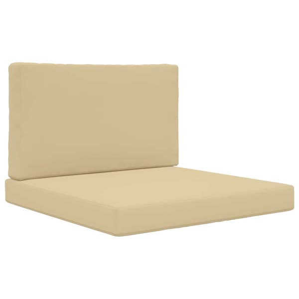 Utomhus Soffa Kudde 2 pcs Beige Polyester