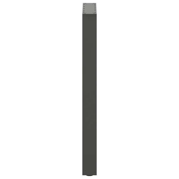 Barbordsben U-formade 2 st antracit 40x(90-91) cm stål