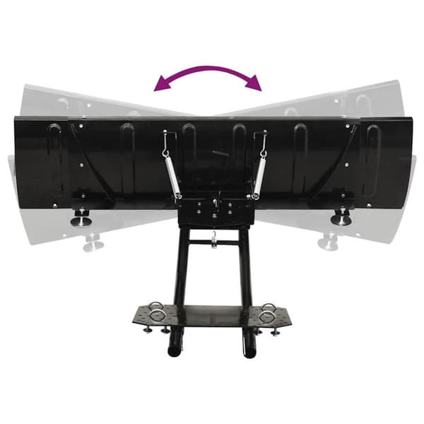 Snöplog för ATV 150x38 cm svart