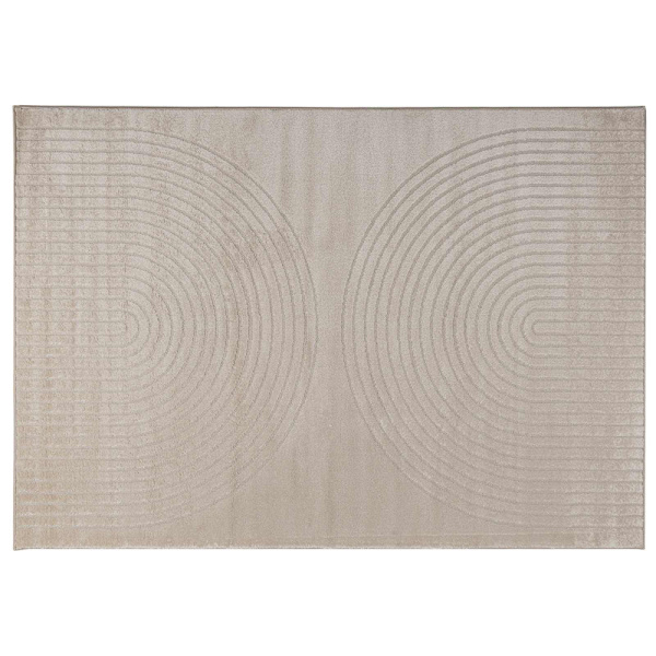 Områdesmattor Rektangulär GALATI Beige 280 x 200 cm Polyester