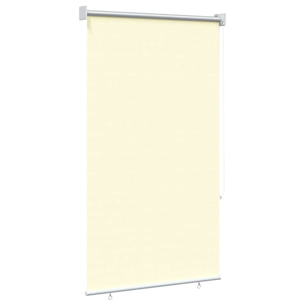 Rullgardin UV-skydd Gräddvit 100 x 140 cm Polyester