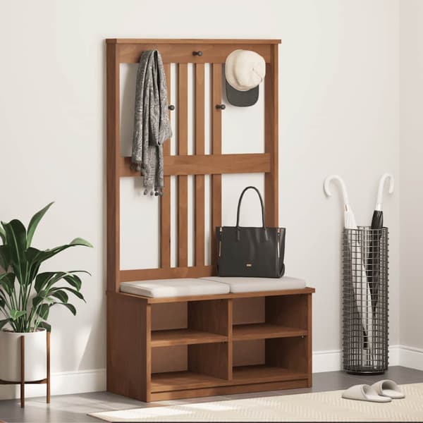 Hallträd SANDNES 87x40x159,5cm massiv träfuru