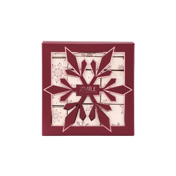 Beauty Advent Calendar Snowflake Puzzle Cube Cherry Red