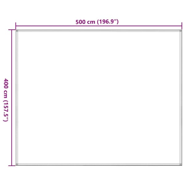 Tältmatta 400x500 cm antracit