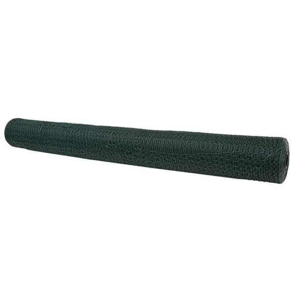 Hexagonstängsel Grön 1,4 x 10 m PVC