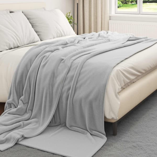 Kastfilt Grå 240 x 270 cm Fleece