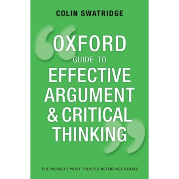 Oxford Guide to Effective Argument and Critical Thinking (häftad, eng)