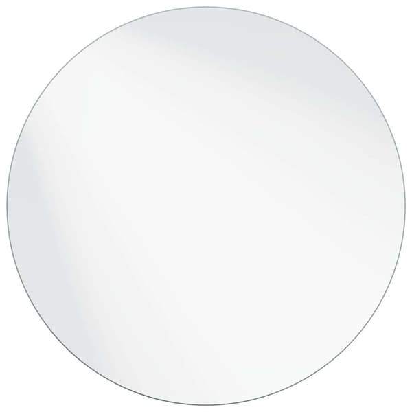 Väggspegel Rund Ø 40 cm härdat glas