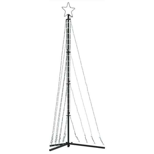 LED julgran 339 LEDs kallvit 187 cm