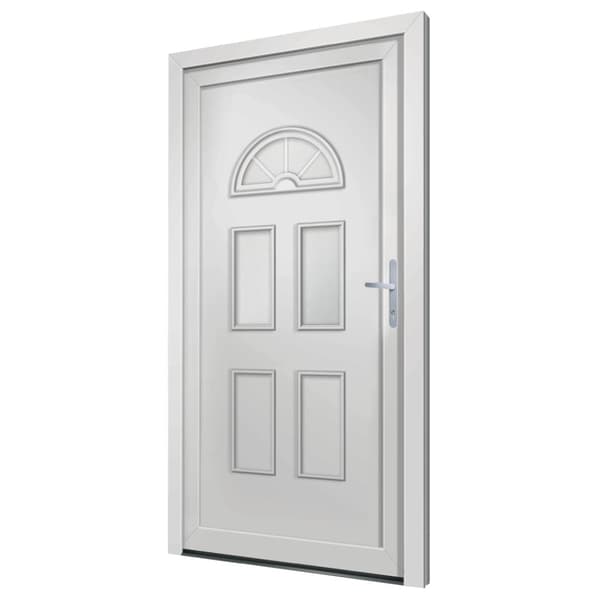 Ytterdörr vit 98x198 cm PVC