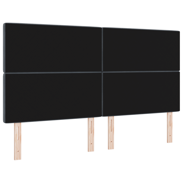 LED huvuddyna med LED-ljusslingor Mörkgrå 180 cm Sammet