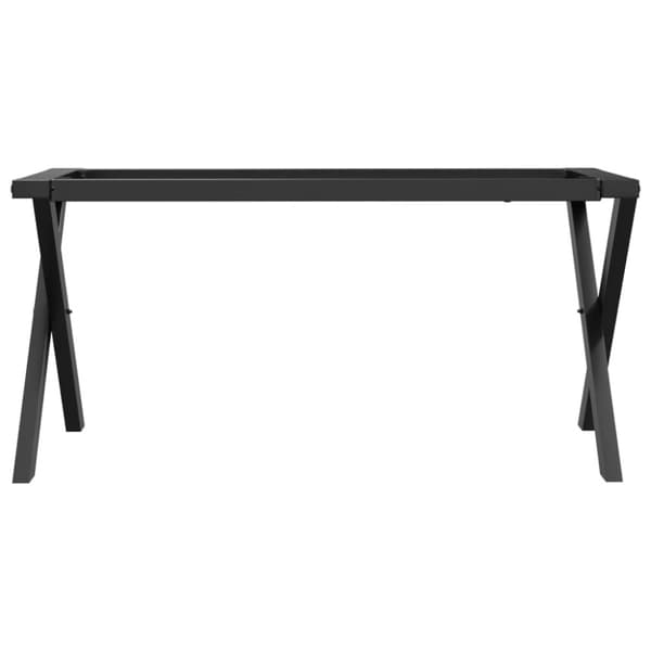 Bordsben för soffbord X-ram 80x40x43 cm stål