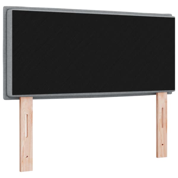 Huvudgavel Ljusgrå 100 cm tyg