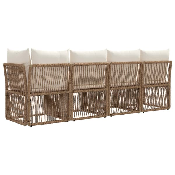 4-sits soffa med vänster arm 4 pcs 4-Antal sittplatser Beige