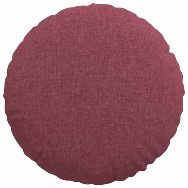Sittkuddar 2 pcs Vinröd Ø40 x 13 cm tyg