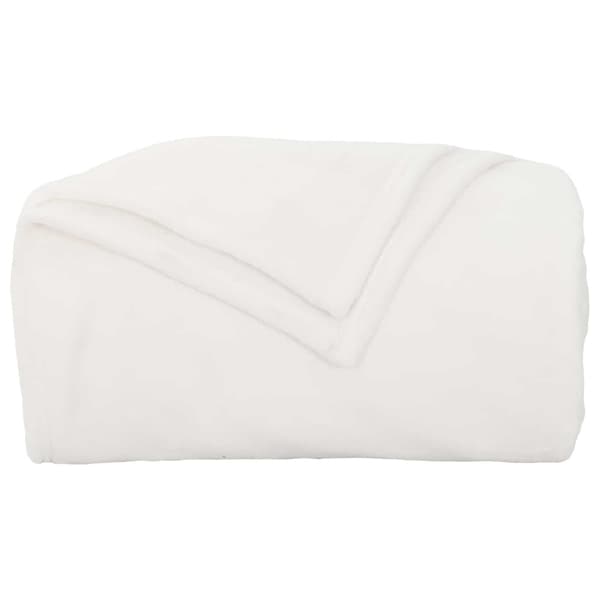 Kastfilt Vit 130 x 150 cm Fleece