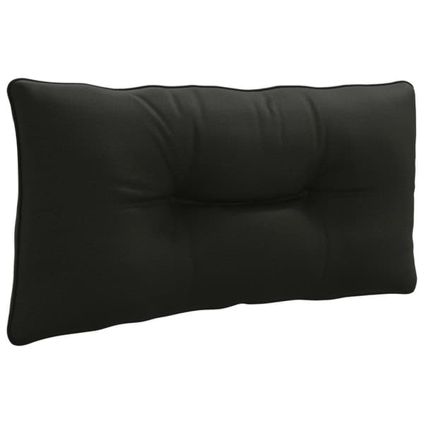 Ryggkudde PUTTEN 100% Polyester Svart 70 x 40 x 10 cm
