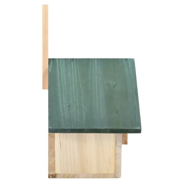 Fågelholkar 4 st 24x16x30 cm granträ
