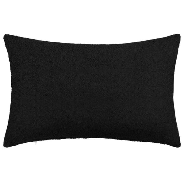Kuddöverdrag 6 st HEERLEN Svart 30 x 50 cm Bouclé