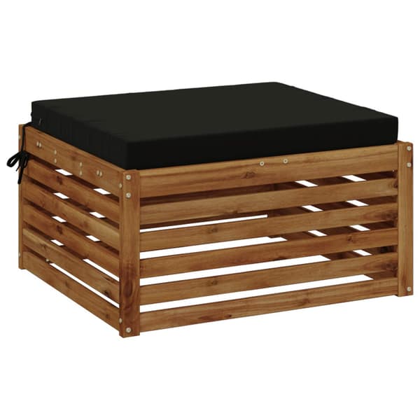 1-delad Sittdyna SOEST 100% Polyester Svart 70 x 70 x 7 cm