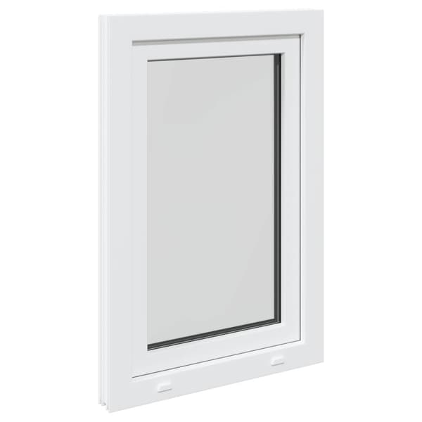 Källarfönster RISOR Vit 60 x 90 cm PVC och glas