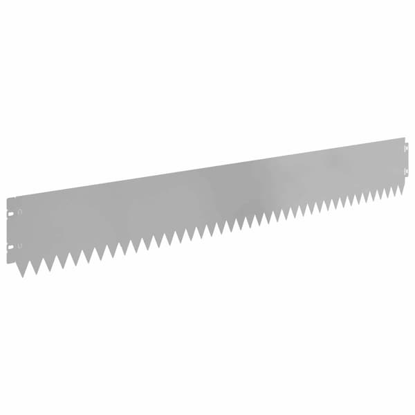 Kant för gräsmatta 30 pcs 103 x 15 cm Stål Silver