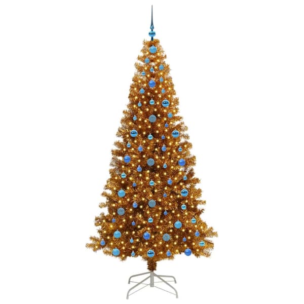Julgran Guld 210 cm PET