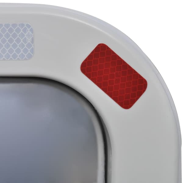 Konvex trafikspegel PC-Plast 60 x 80 cm med reflexer