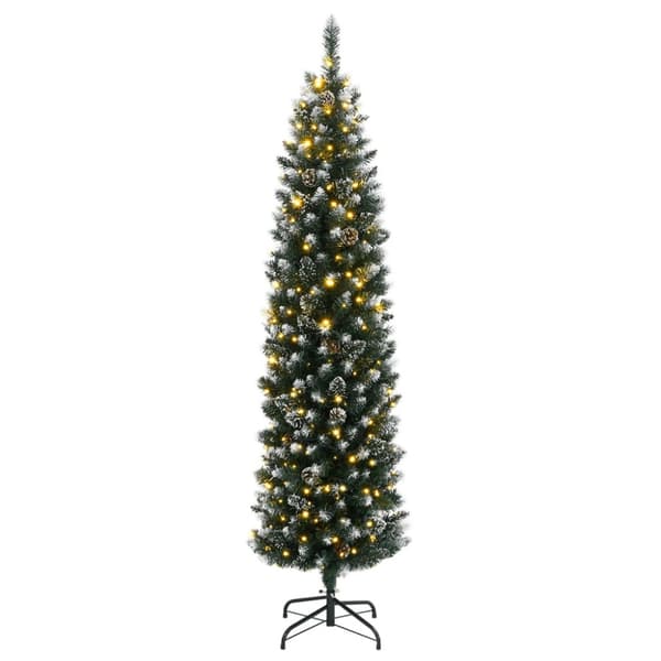 Plastgran smal 300 LEDs 240 cm