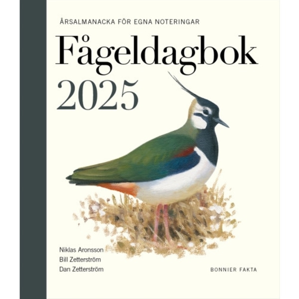Fågeldagbok 2025 : årsalmanacka för egna noteringar (inbunden)
